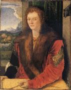 Albrecht Durer Young Man as St.Sebastian oil painting